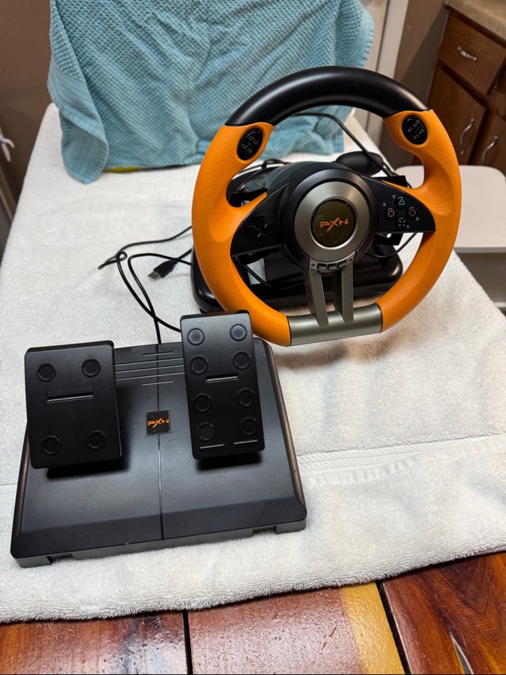 PXN V3 Pro Racing Wheel w Pedals No Clamp PS3 /4/5 XBOX ONE/SERIES X/S PC SWITCH